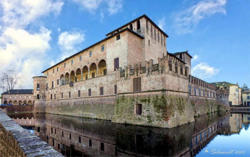 Rocca Sanvitale O Castello Di Fontanellato, panoramica lato est