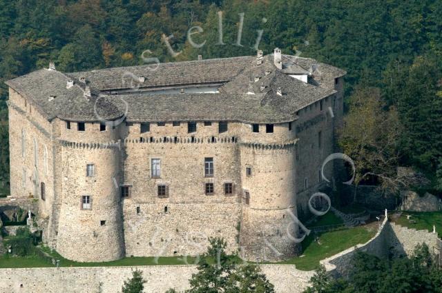 Castello di Compiano, veduta panoramica