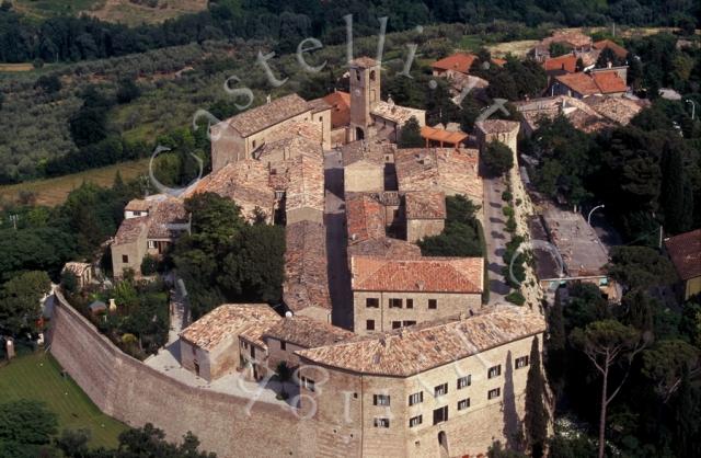 Castello di Montegridolfo, veduta panoramica