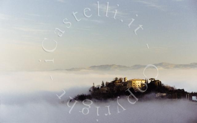 Castello di Montegridolfo, veduta panoramica