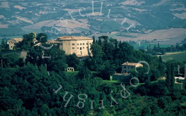 Castello di Montegridolfo, veduta panoramica