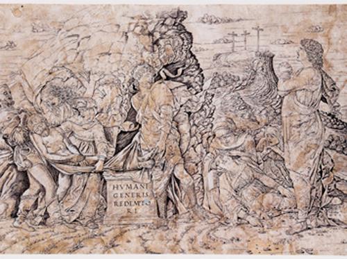 Una stampa di Andrea Mantegna e altri modelli per la scultura lignea | Mostra :: Castello Sforzesco di Milano